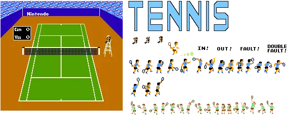 Download Misc Nes Tennis Sprites Full Size Png Image Nes Tennis Sprites Nes Png