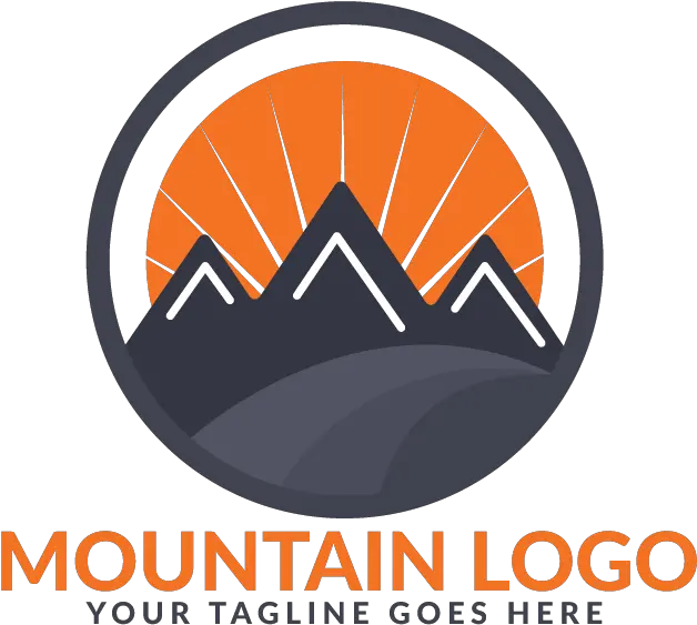 Logo Design Flame Png Mountain Logo