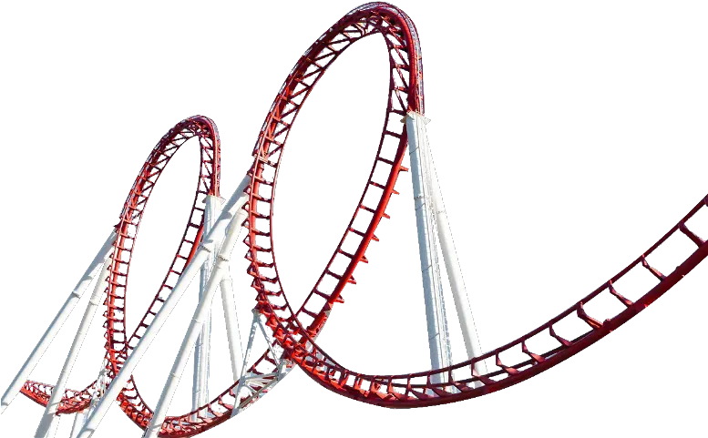 Download Red And White Roller Coaster Transparent Background Roller Coaster Png Roller Coaster Transparent