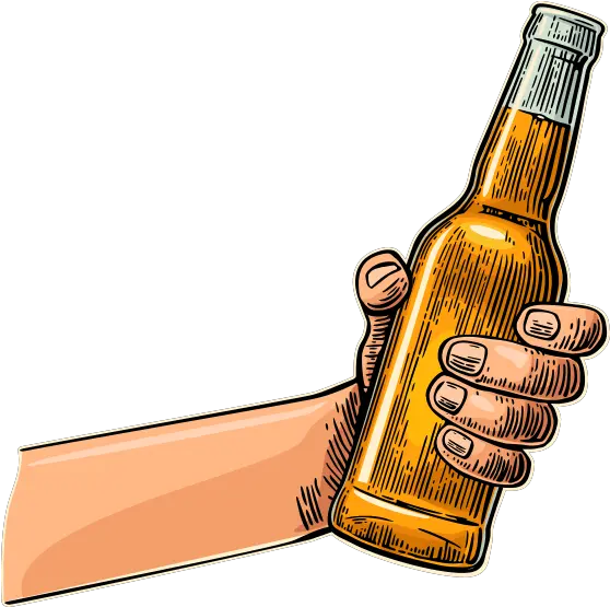 Tavern De Bali Restaurant Beer Bottle Illustration Png Beer Bottle Transparent Background