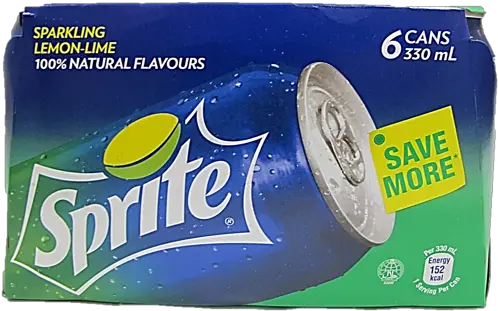 Sprite Cans Pack 6 X 330ml 6 Pack Of Sprite Transparent Png Sprite Can Png