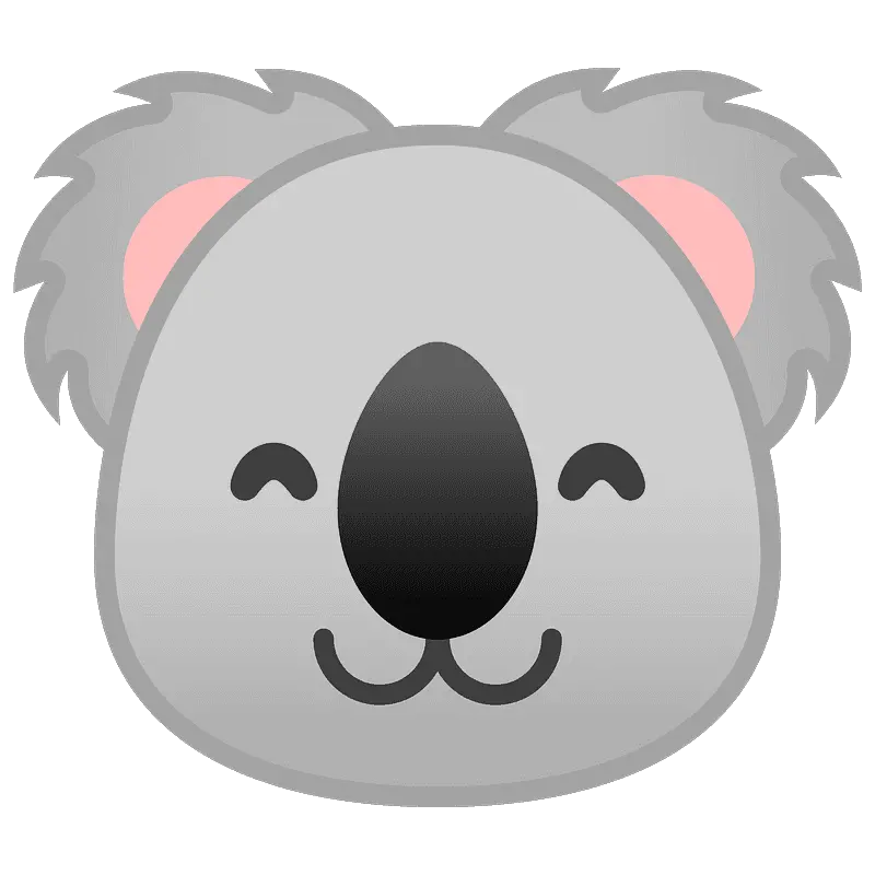 Koala Emoji Koala Emoji Png Koala Transparent