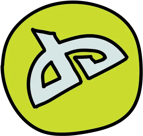 Deviant Art Logo Icon Of Doodle Style Vertical Png Deviant Art Logo