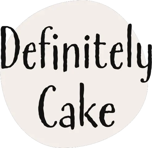 Definitely Cake Calligraphy Png Cake Logo