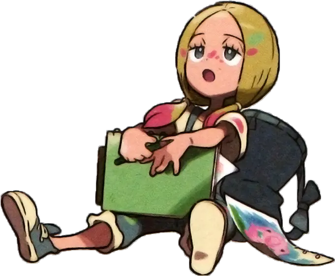 Mina Bulbapedia The Communitydriven Pokémon Encyclopedia Pokemon Sun And Moon Mina Png Anime Girl Sitting Png