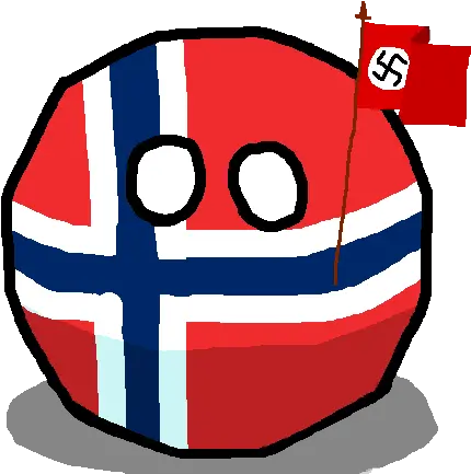 Nazi Norwayball Countryballs Norway Png Nazi Png