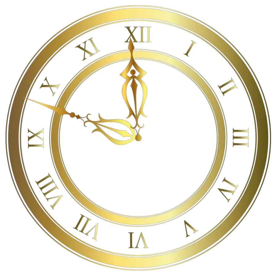 Download Steampunk Clipart Gold Fancy Clock Transparent Background Png Clock Transparent Background
