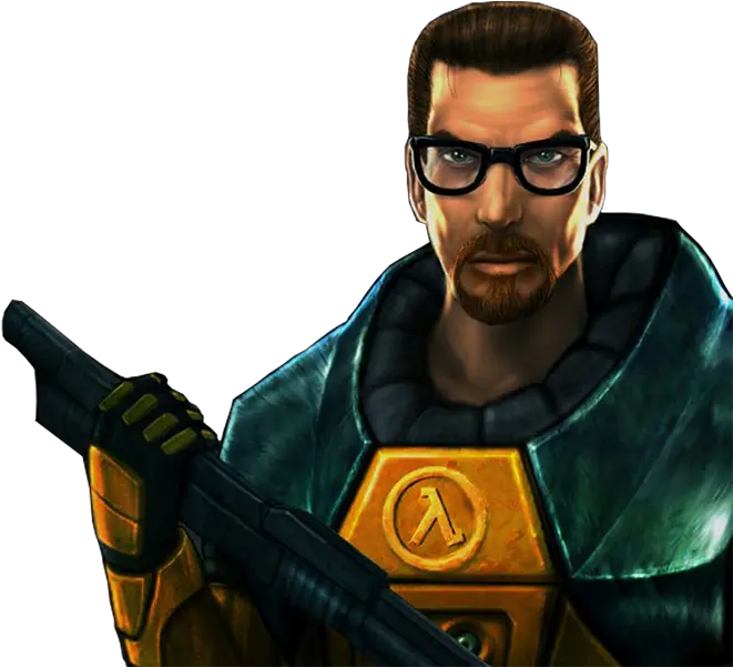 Half Half Life Menu Background Png Gordon Freeman Png