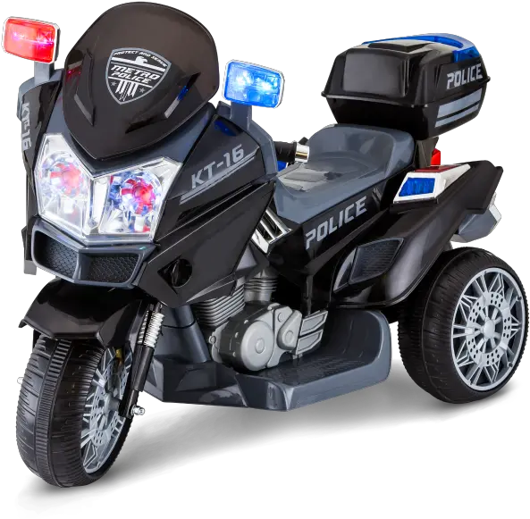 Kid Trax Electric Kids Motorcycle And Scooter Ride Big Motorcycle Police For Kids Png Motorcycle Png