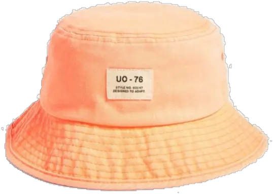 Buckethat Bucket Hat Pink Peach Orange Fedora Png Bucket Hat Png