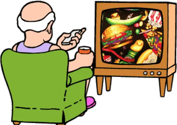 Png Watching Tv Transparent Tvpng Images Pluspng Cartoon Person Watching Tv People Eating Png