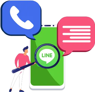 Line Spy App Monitor Line Messenger Chat With Ogymogy Language Png Running App Icon