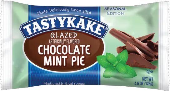 Chocolate Mint Glazed Pie Tastykake Tastykake Flavored Pies Png Pie Png
