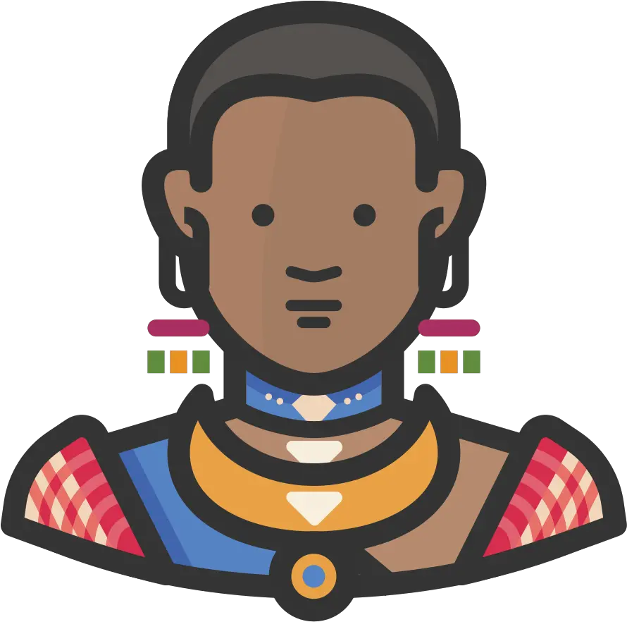 Traditional African Woman Icon Free Avatars Iconset African Woman Icon Png Woman Sitting Png