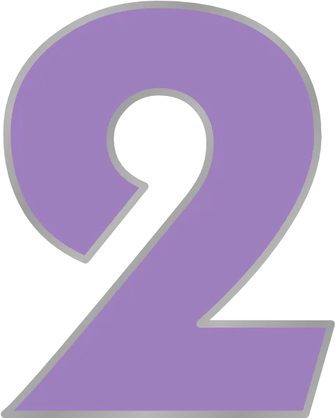 Purple 2 Ultima Purple Number 2 Clipart Png Number 2 Transparent