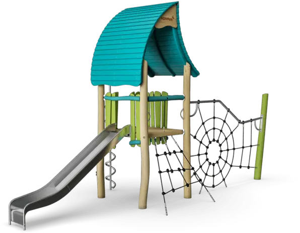 The Spiders Cottage Robinia Village Playground Slide Png Transparent Spiders