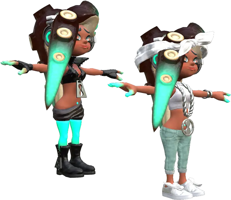 Nintendo Switch Splatoon 2 Marina Outfit Png Splatoon 2 Png