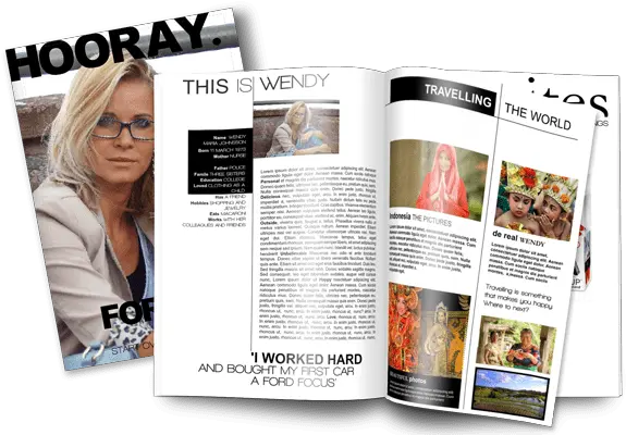 Create A Professional Magazine Design Birthday Magazine Layout Design Png Magazine Png