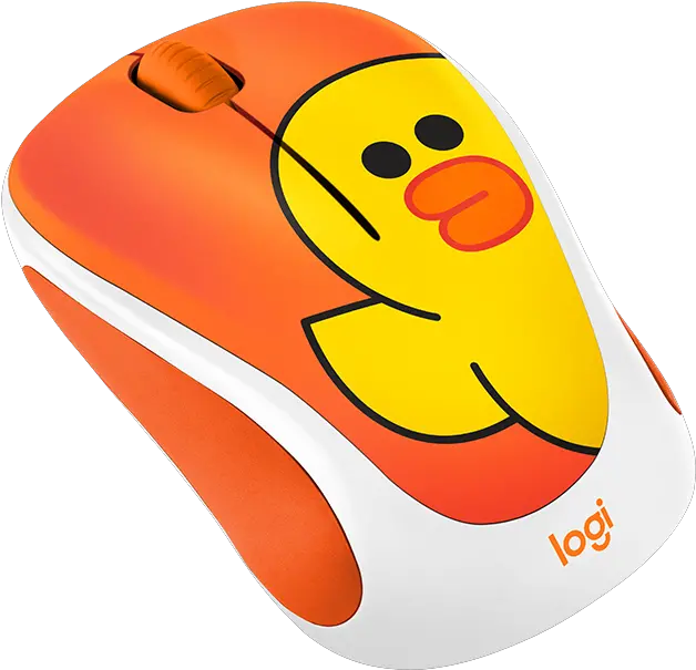 Line Friends Wireless Mice Letu0027s Have Fun With Logitech Line Friends Mouse Png Orange Line Png