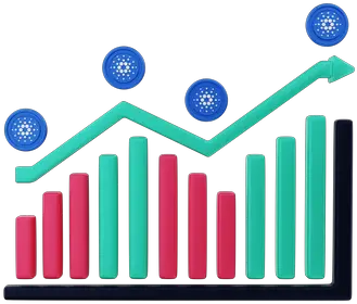 Cryptocurrency Graph Icon Download In Colored Outline Style Área De Proteção Ambiental De Iguape Png Growth Chart Icon