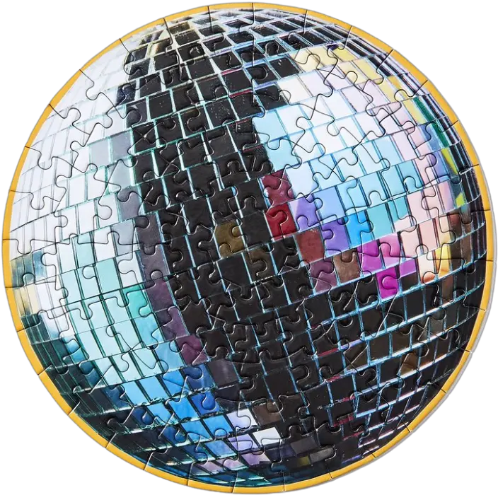 Areaware Disco Ball Jigsaw Little Puzzle Thing Jigsaw Puzzle Png Disco Ball Transparent