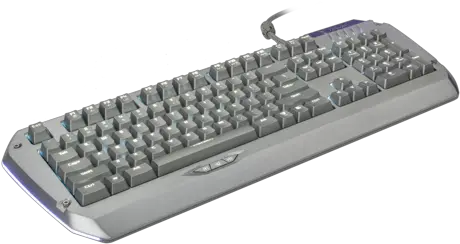 Tesoro Colada Aluminum Mechanical Keyboard Silver Klaviatúra Png Gaming Keyboard Png