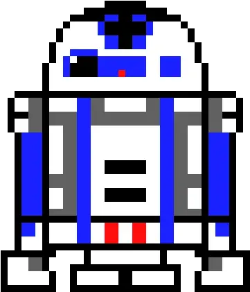 R2d2 Pixel Art Maker Clip Art Png R2d2 Png