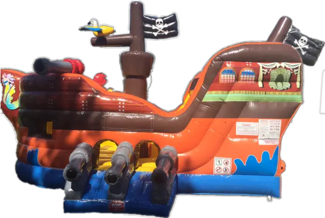 Inflate Pirate Ship Bounce House Png Bounce House Png