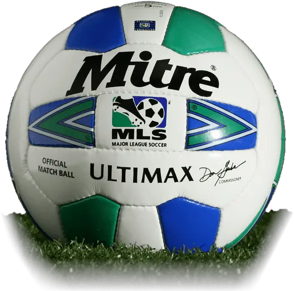 Official Mls Game Balls From 1996 2015 Photos World Mitre Mls Soccer Ball Png Mls Logo Png