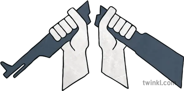 Broken Rifle Peace Symbol Illustration Simbolos De La Guerra Png Peace Symbol Png