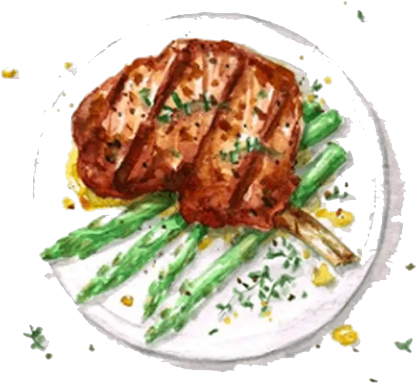 Adult Paint Transparent Png Food Watercolor Meal Png