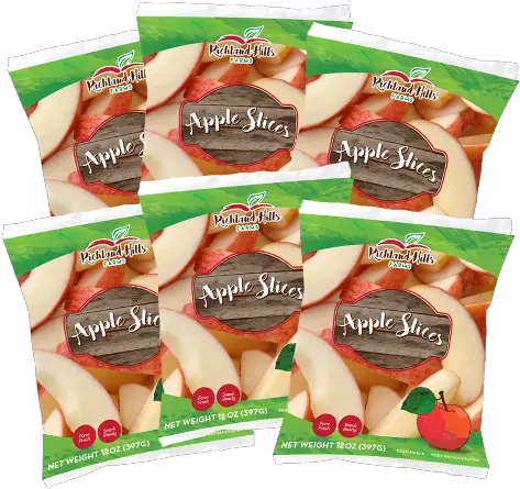 6 Count Peeled Apple Slices Products Richland Hills Farms 6 Oz Of Apple Slices Png Apple Slice Png