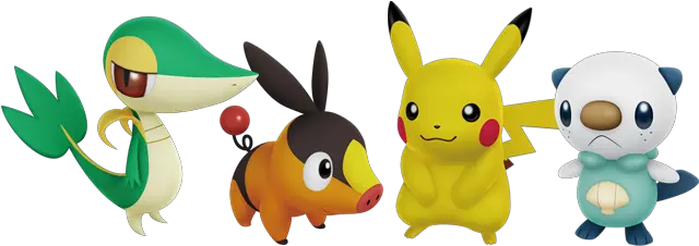 Pp2 Player Pokemon Pikachu Oshawott Snivy Tepig Png Pokemon Png