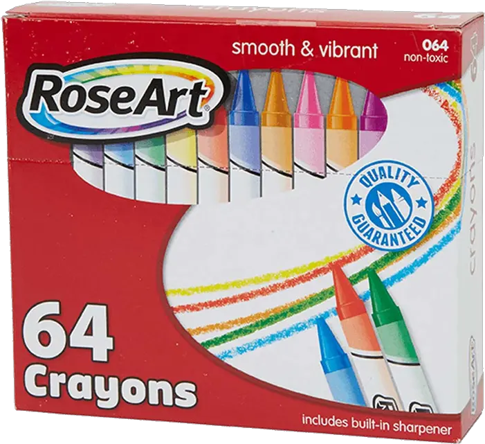 64ct Crayons Rose Art Png Crayons Png