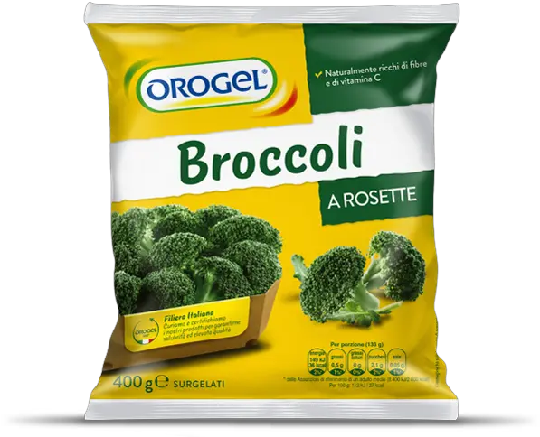 Broccoli Florets Orogel Frozen Food Passato Di Verdure Orogel Png Broccoli Png