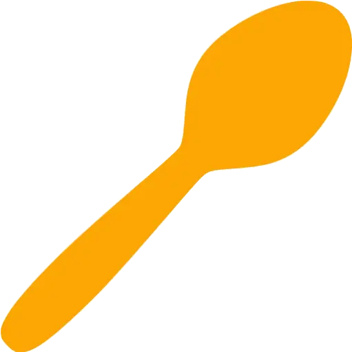 Orange Spoon Icon Spoon Color Icon Png Spoon Icon Png