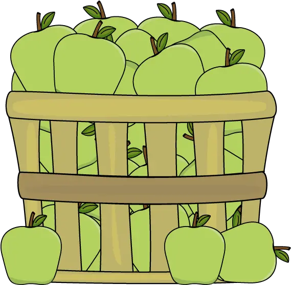 Download Basket Of Green Apples Green Apples Clipart Png Green Apples Clip Art Apple Clipart Transparent