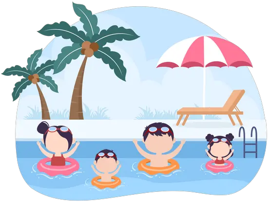 Pool Game Icon Download In Line Style Familia En La Playa Animado Png Crossed Pool Cue Icon