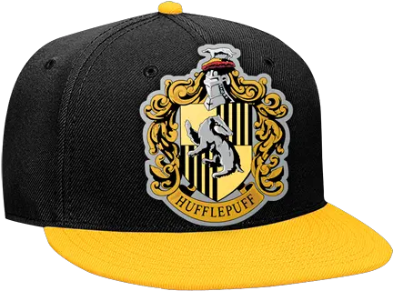 Hufflepuff Snapback Flat Bill Hat Hufflepuff Crest Png Hufflepuff Png