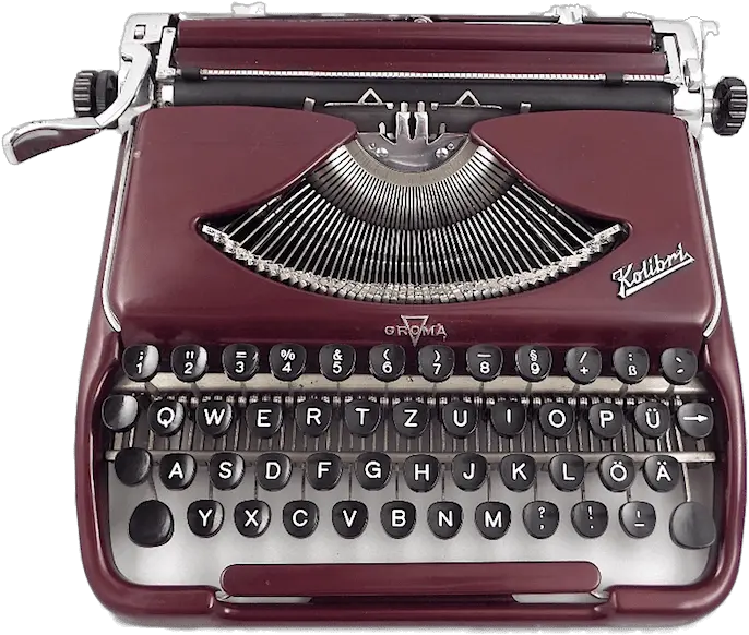 Typewriter Png Transparent Images Groma Kolibri Typewriter Png