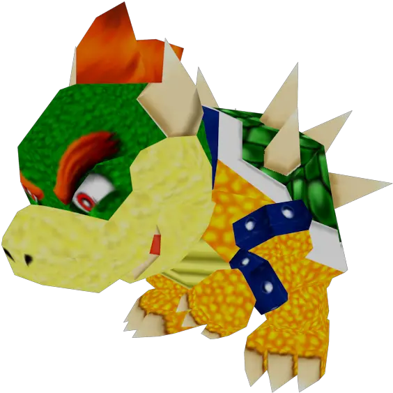 Download Zip Archive Super Mario 64 Bowser Png Bowser Super Mario 64 Mario 64 Png