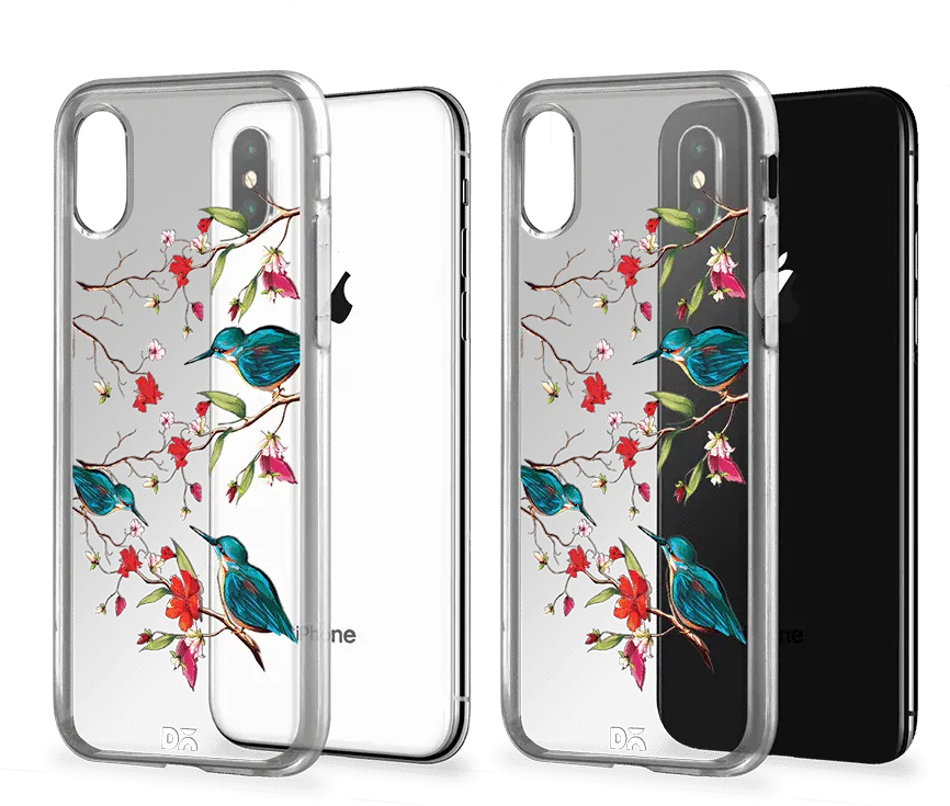 Dailyobjects Melody Birds Classic Clear Case Cover For Iphone X Iphone Png Iphone X Transparent