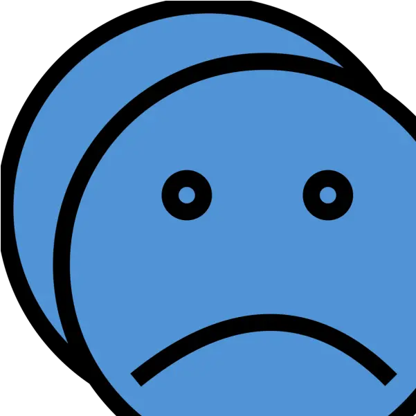 Blue Sad Face Png Svg Clip Art For Web Download Clip Art Dot Sleep Face Icon