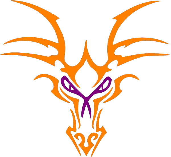 Orange Dragon Icon Png Clip Arts For Web Clip Arts Free Easy Dragon Tattoo Simple Dragon Symbol Png