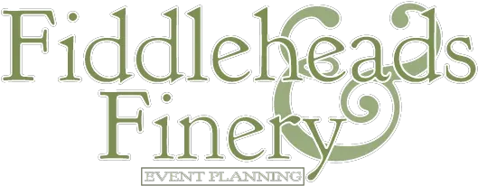 Maine Wedding Planner And Day Of Coordinator Fiddleheads Horizontal Png Event Planner Logo