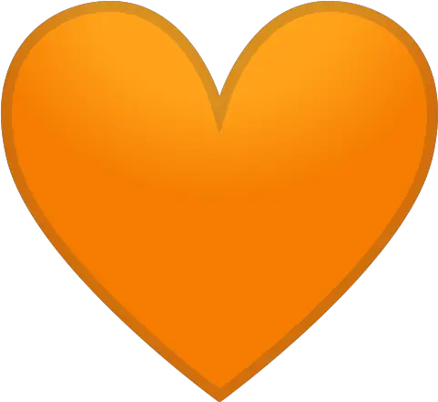 Orange Heart Icon Noto Emoji People Family U0026 Love Iconset Clip Art Brown Heart Png Instagram Icon Transparent Heart