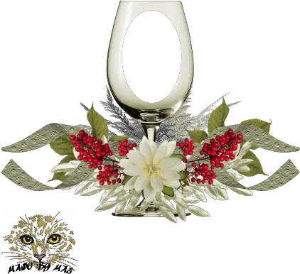 Miriams Scrap A Wineglass Cluster Frame Rose Png Wine Glass Transparent Background