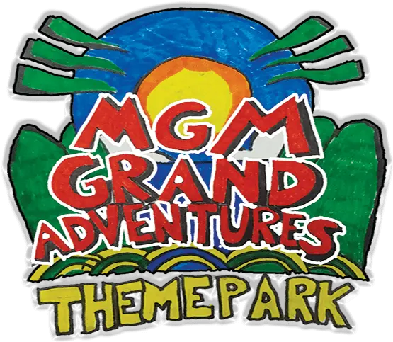 Issue 36 U2013 Mgm Grand Theme Park History Circles Magazine Poster Png Mgm Logo Png