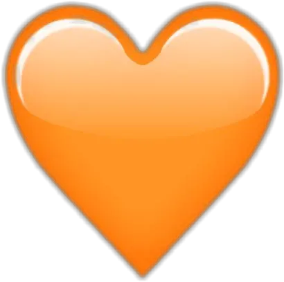 Heart Emoji Transparent U0026 Png Clipart Free Download Ywd Transparent Background Orange Heart Emoji Heart Emojis Transparent