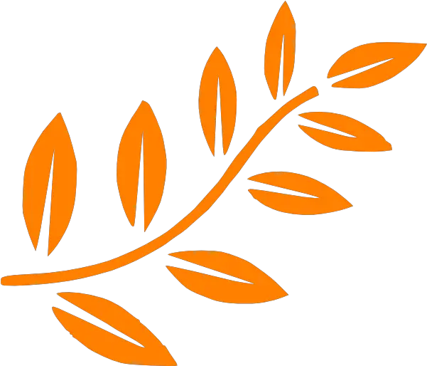 Orange Leaf Branch Clip Art Vector Clip Art Tree Branch Clip Art Png Leaf Silhouette Png